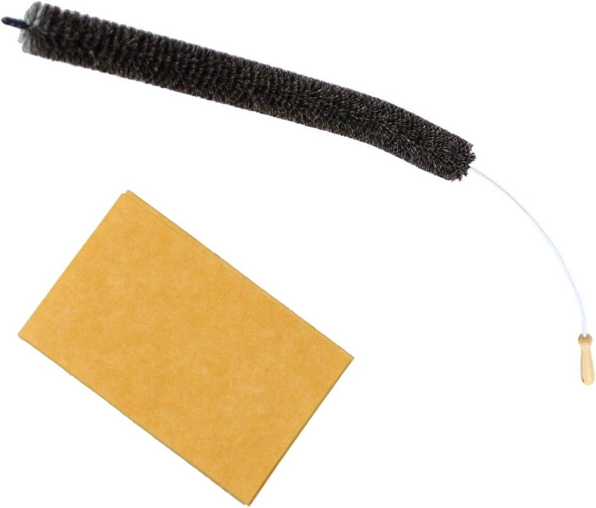 Lange Radiatorborstel Set met Geitenhaar en Draad voor Diep Reinigen