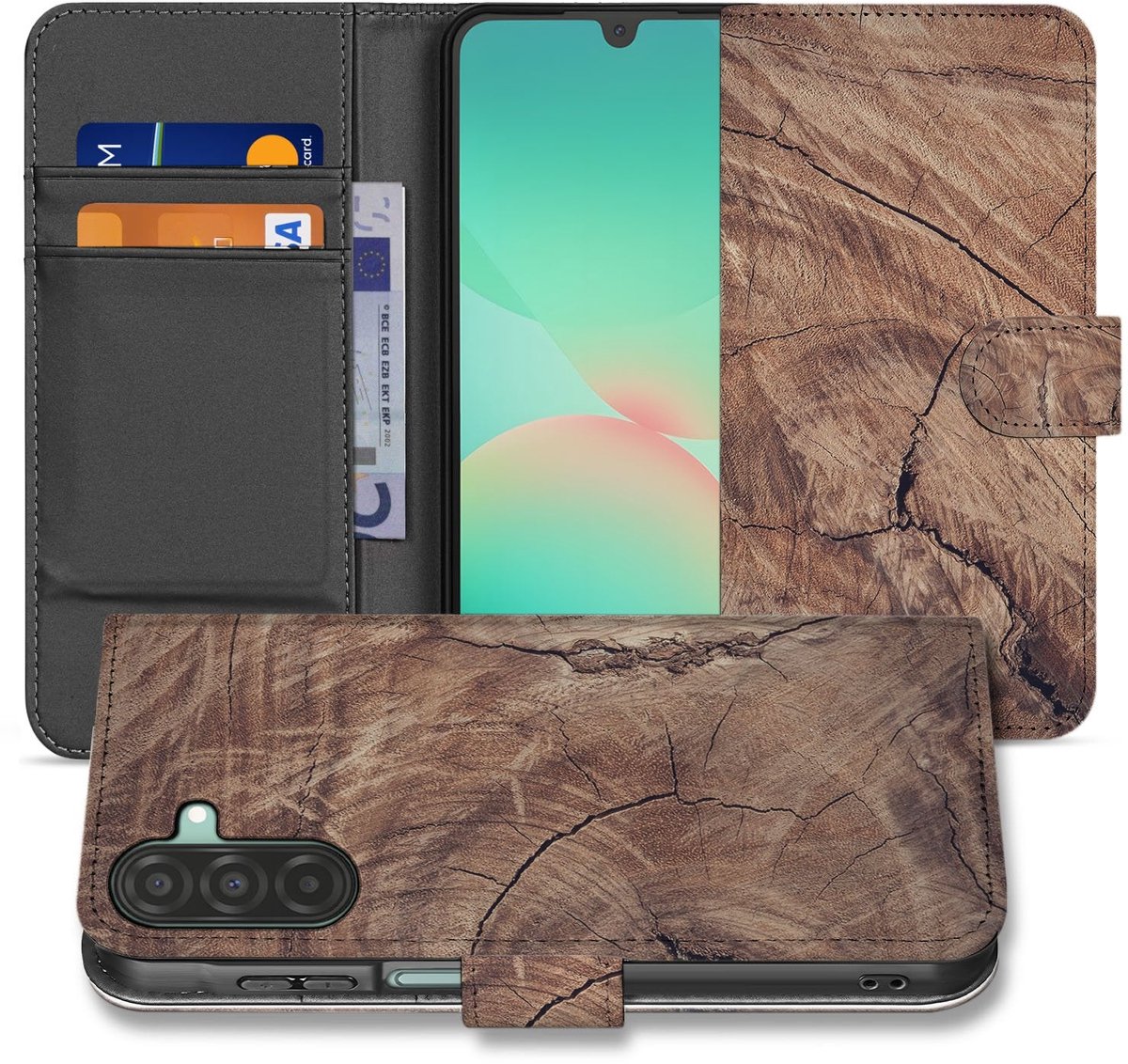 Samsung Galaxy A17 Book Style Case Tree Trunk