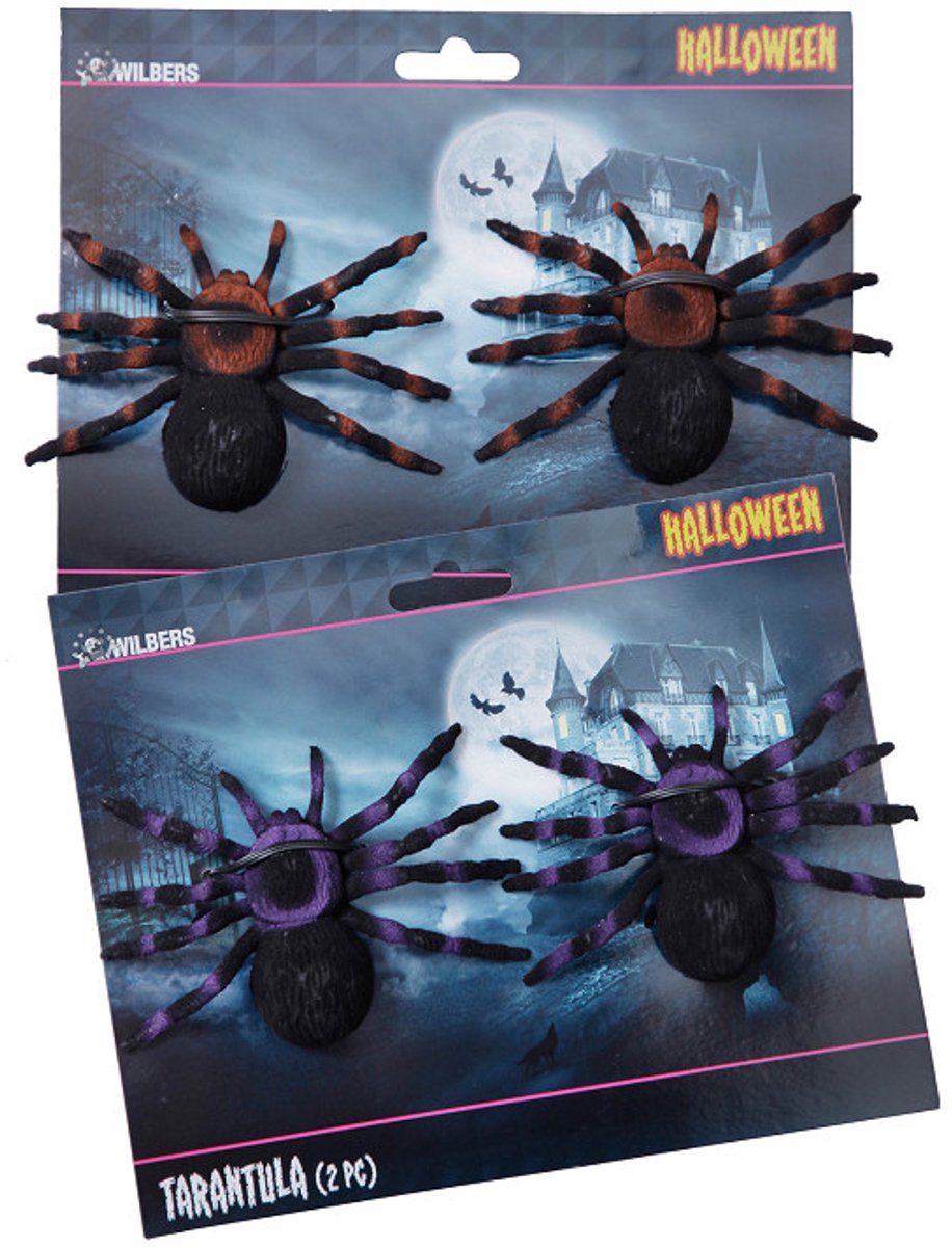 Tarantulas 2 stuks op kaart