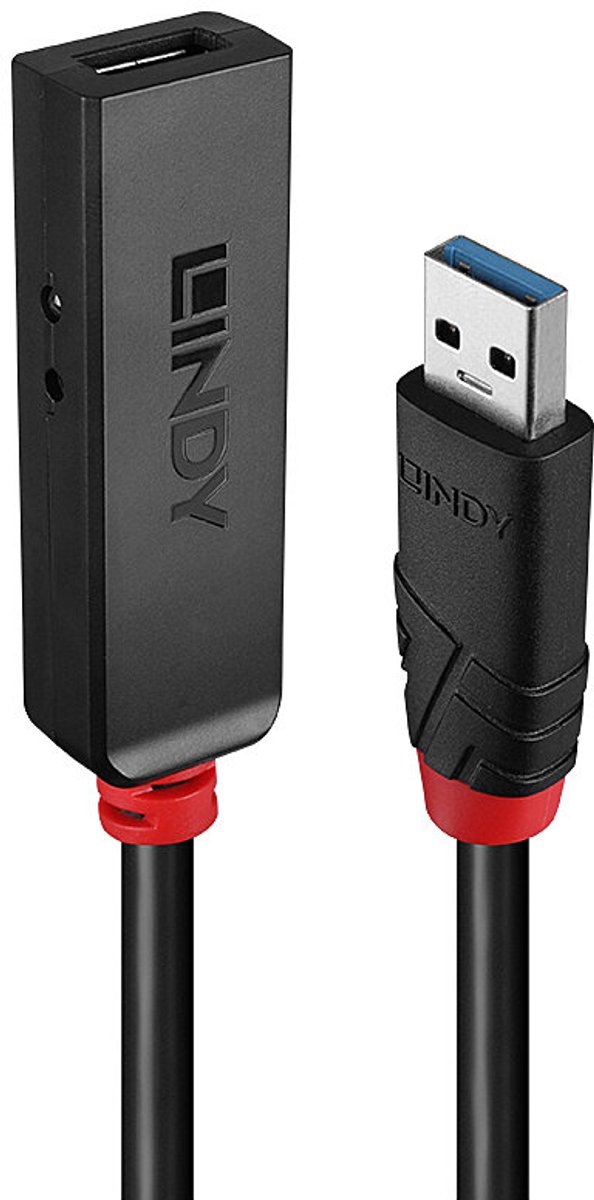 Lindy 43403 interface hub USB 3.2 Gen 1 (3.1 Gen 1) Type-C 5000 Mbit/s Zwart
