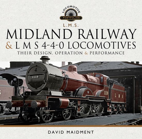 Midland Railway and L M S 4-4-0 Locomotives - cover