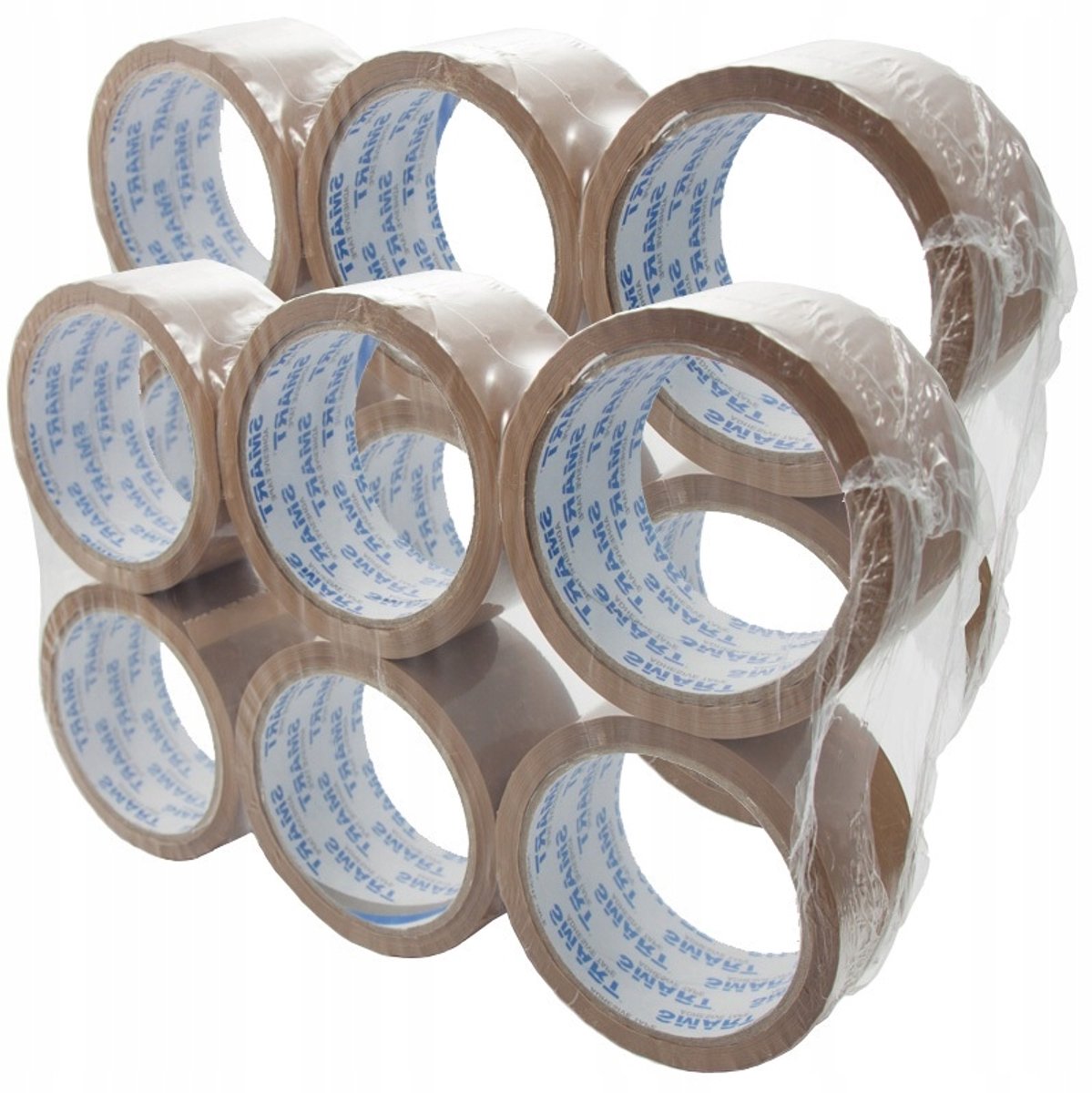 12x Bruine Pakkingstape 48mm x 60m - Sterke Acryllijm