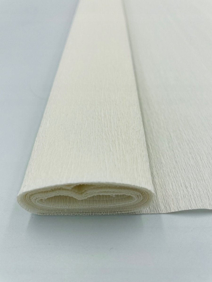 Italiaans crêpepapier 350 Bianco Wit 90g - Decoratie & Knutselen