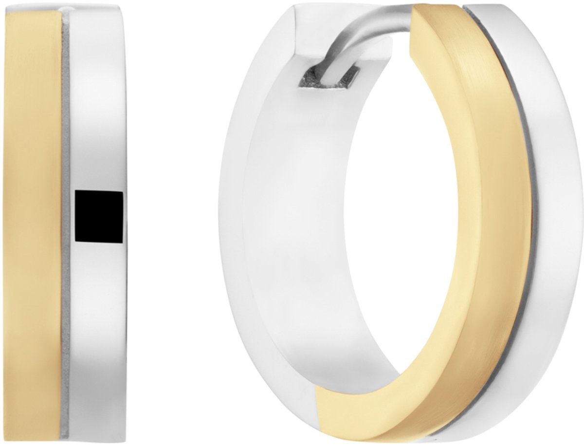 Glow 107.3000.12 Dames Oorbellen - Oorringen - Sieraad - Zilver - 925 Zilver - 12 mm lang