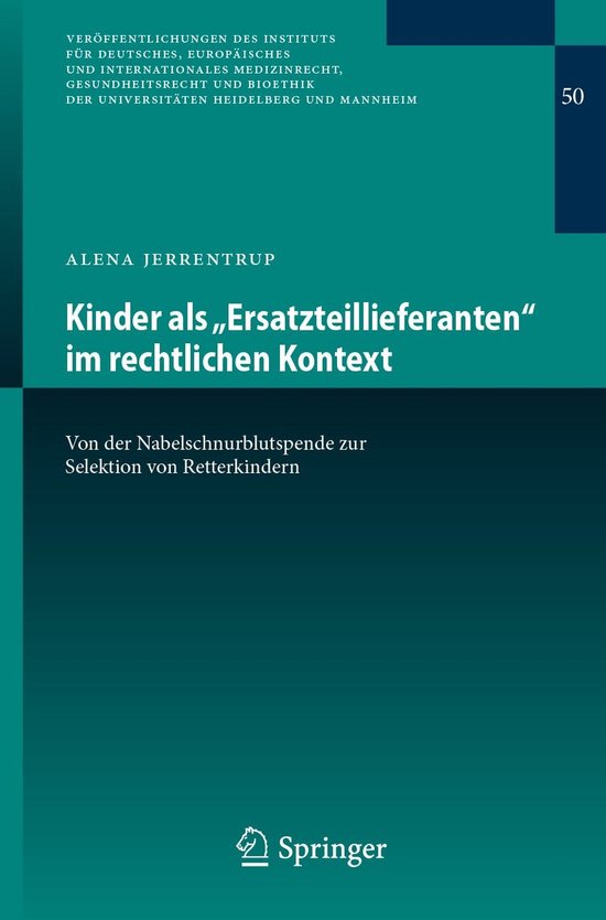 Medicine (German Language) - Kinder als „Ersatzteilliefera ... - cover