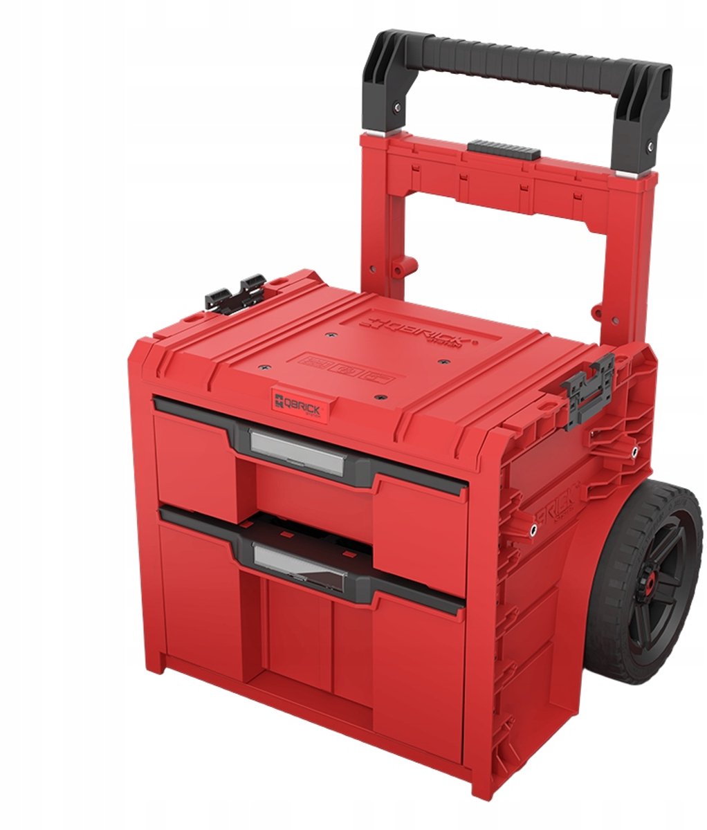 Qbrick System PRO Cart 2.0 Plus Lade 2 RoodUltraHD Opbergbox 9,5l+12l