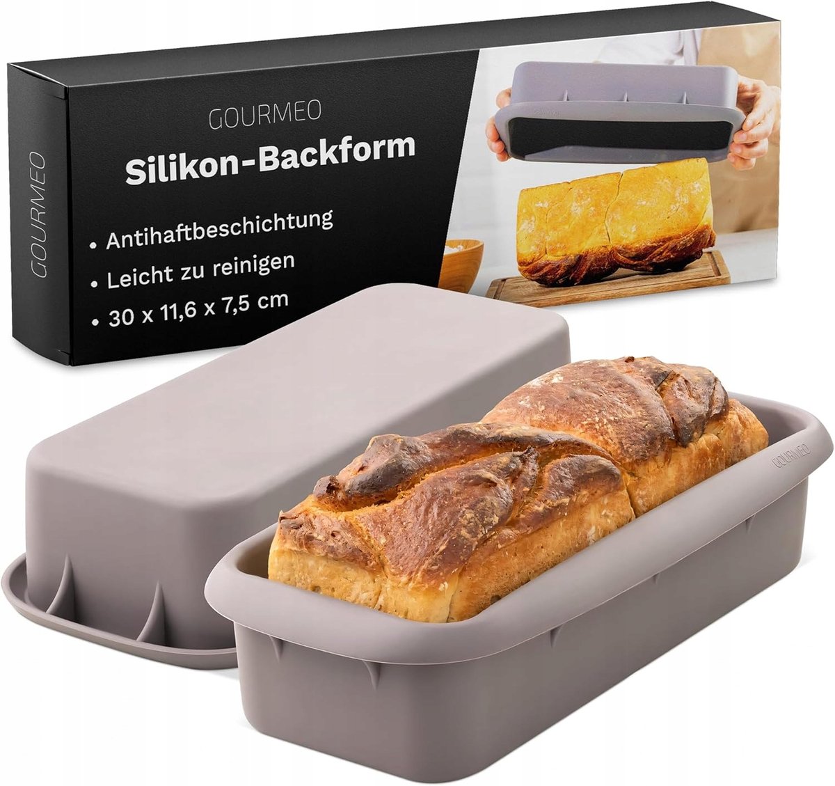 Siliconen Brood- en Cakevorm 30cm - Antiaanbaklaag, licht van gewicht