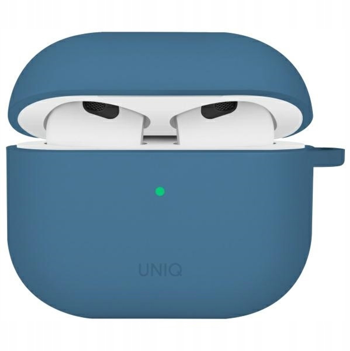UNIQ Nexo AirPods 4 hoesje en oortelefoons - Pacific Blue