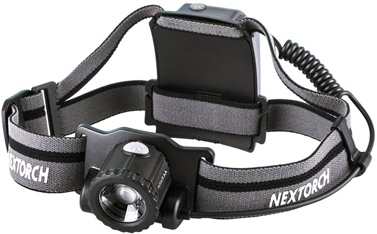 NexTorch my star focusbare hoofdlamp - 600 lumen - hybride batterij - oplaadbaar- 4 modi - 55 uur brandtijd