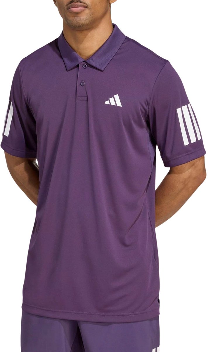 Adidas Club 3-Stripes Polo Heren Paars