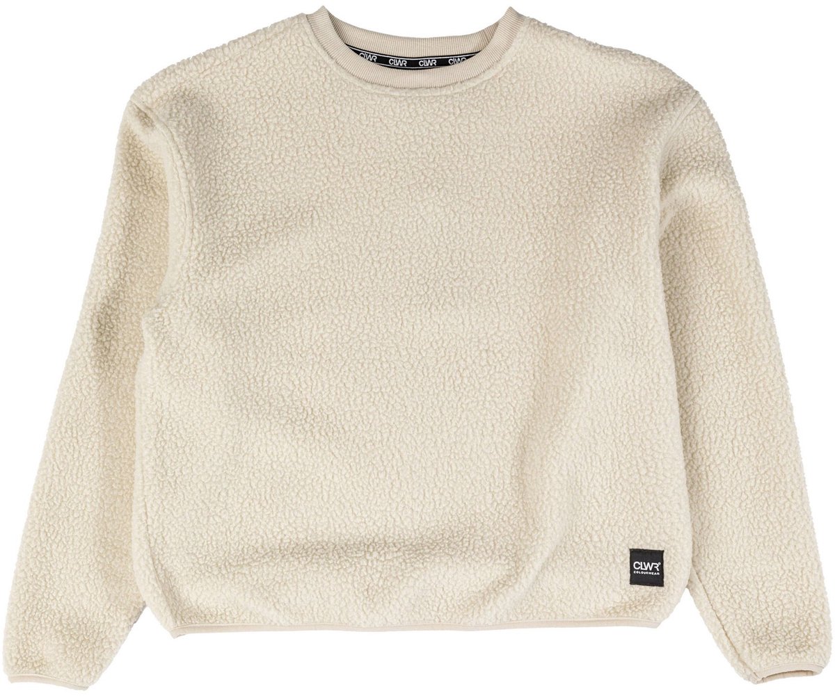 Colourwear Snug Pile Fleece Sweater Dames Creme