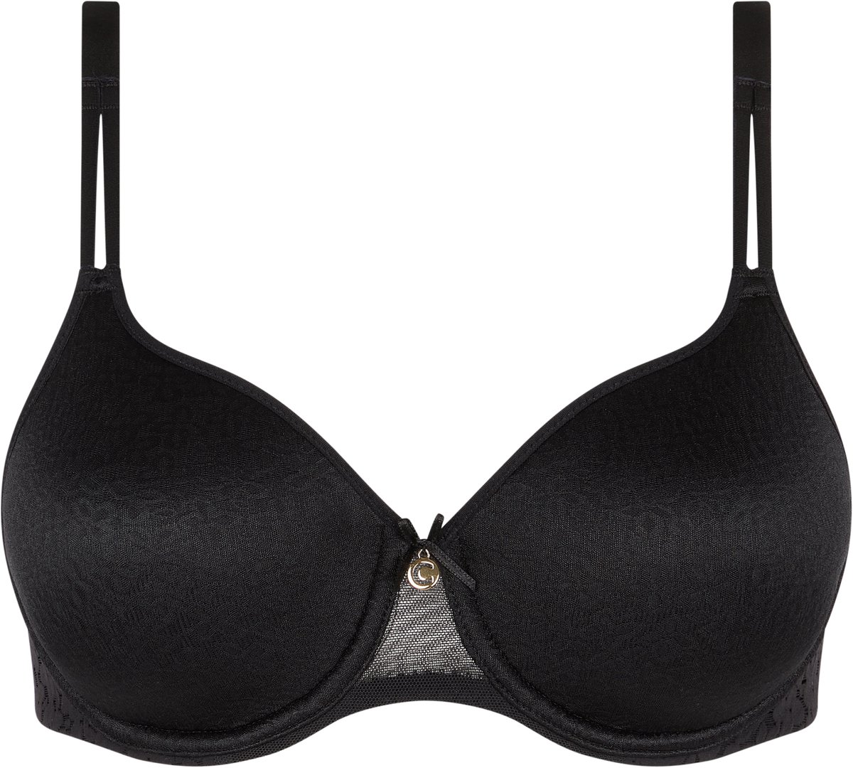 Chantelle Norah - Bedekkende spacer bh - Racerback - Soft Feel - ZWART