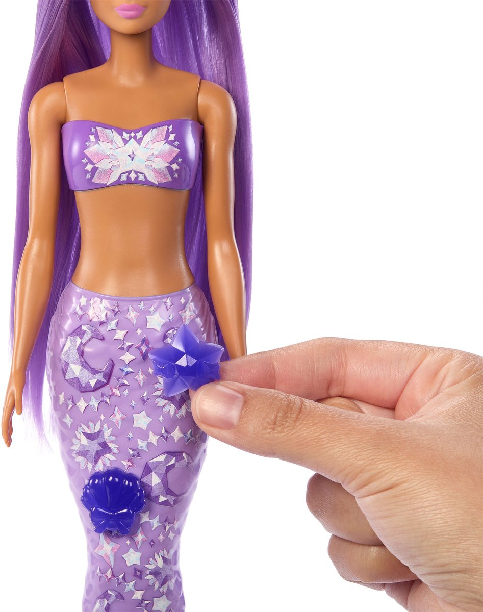 Barbie Color Reveal Zeemeerminserie - Pop en Accessoires met 6 Verrassingen — afbeelding 6