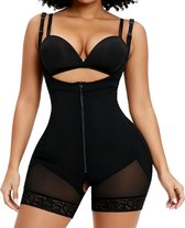 Bodysuit - Full body shaper dames - Zwart - MAAT XL - shapewear body - Shapewear dames - Corrigerend Ondergoed - High waist shaper - Shapewear buik - waist trainer - korset
