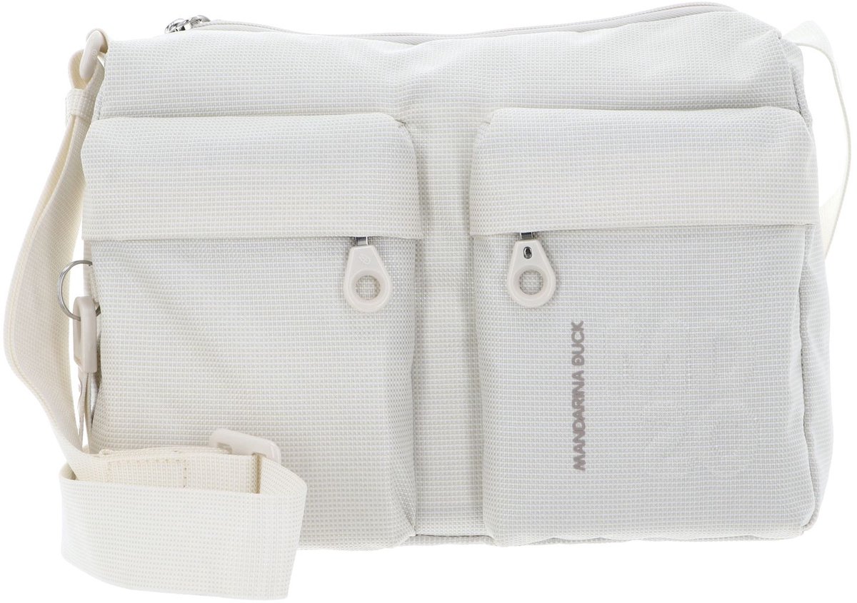 MANDARINA DUCK schoudertas MD20 Crossover Zip Latte crème