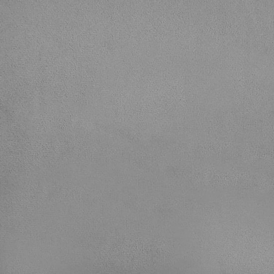 vidaXL-Canapé-lit 2 places - Velours - Gris clair