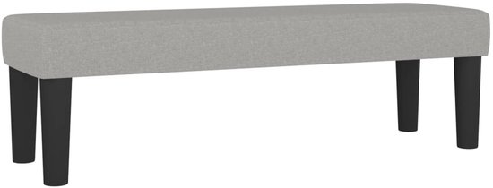 vidaXL-Boxspring-met-matras-stof-lichtgrijs-160x200-cm