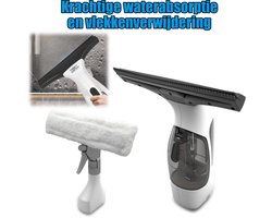 Accustofzuiger - Handheld draadloze oplaadbare powerkit (raamwisser-stofzuiger) voor condensreiniging dubbelglas raamreiniging