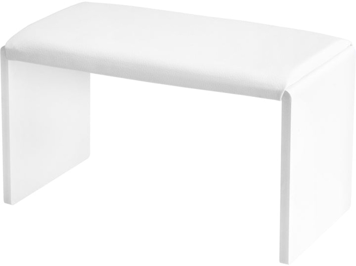 Manicure Armsteun Professioneel Wit – Momo Professional – Nagelstandaard voor UV-Lamp & Stofafzuiger – Eco-Leer – Direct Klaar voor Gebruik