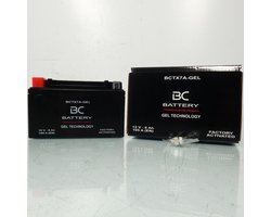 SLA-accu BC Battery voor Scooter Yamaha 125 Xc Cygnus Tr 1996 tot 2003 YTX7A / 12V 6Ah Nieuw