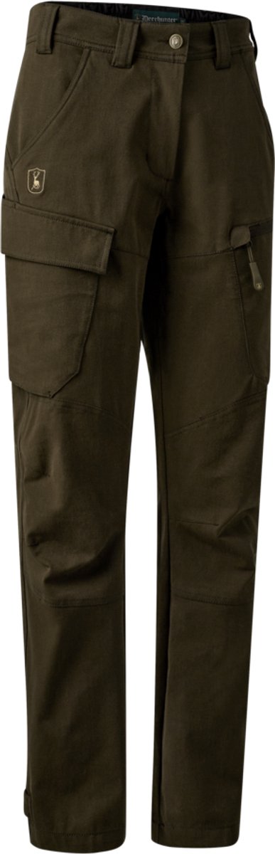 3354 Deerhunter Lady Sarek Full Stretch Trousers Fallen Leaf Cypress