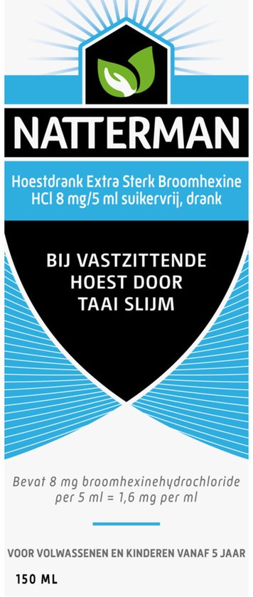 Natterman Hoestdrank Broomhexine Extra Sterk