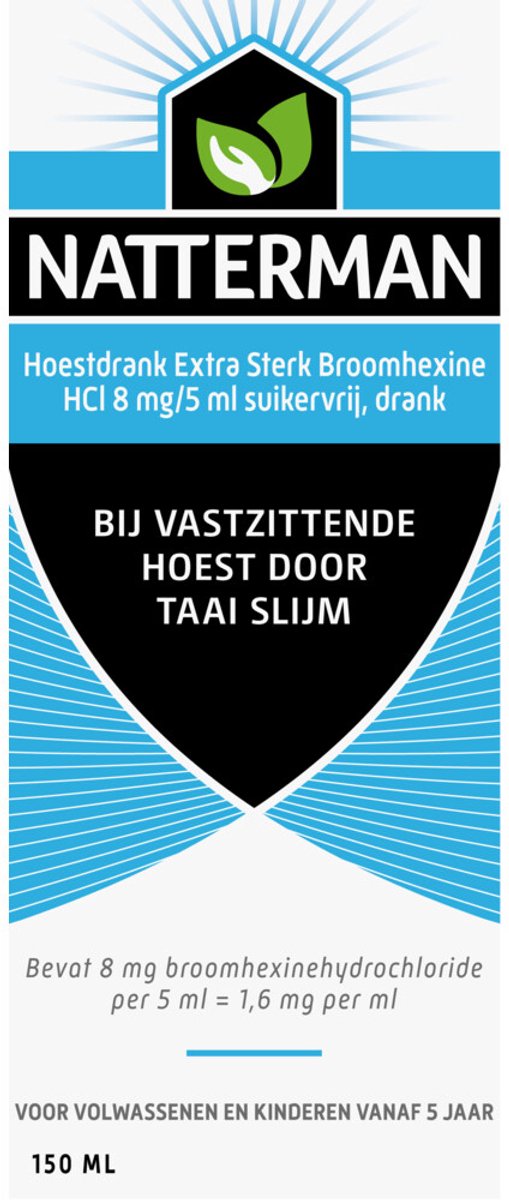 Natterman Hoestdrank Broomhexine Extra Sterk - 2 x 150 ml