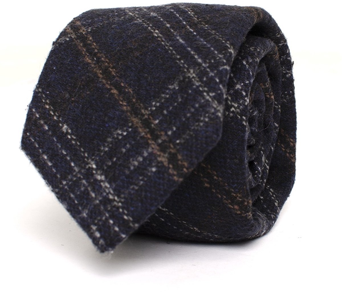 BITTI Brushed check tie Navy (TRTIHE308 - 803)