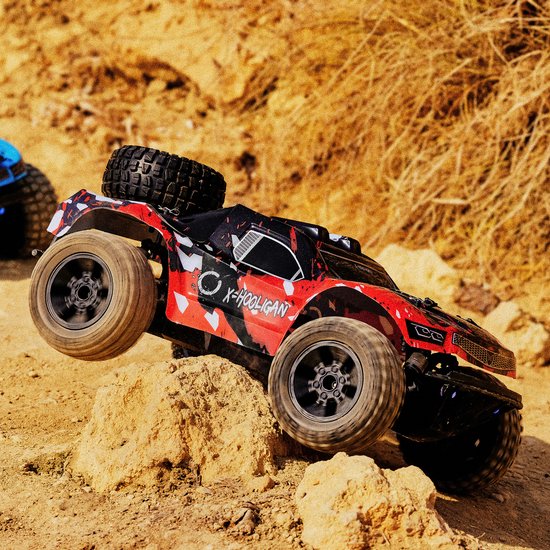 Carrosserie Overmax X-Hooligan – Carrosserie RC Auto – Capot de remplacement pour X-Hooligan – Accessoire pour Monster Truck RC – Nieuwe Look – Durable et léger – Montage facile – Personnalisez votre RC – Design pour course tout-terrain et cascades