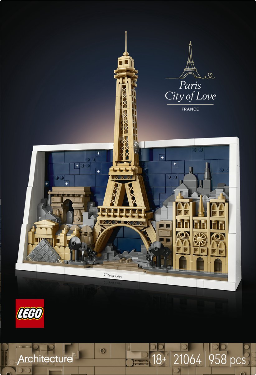 LEGO® Architecture Parijs – Stad van de Liefde - 21064 — afbeelding 14