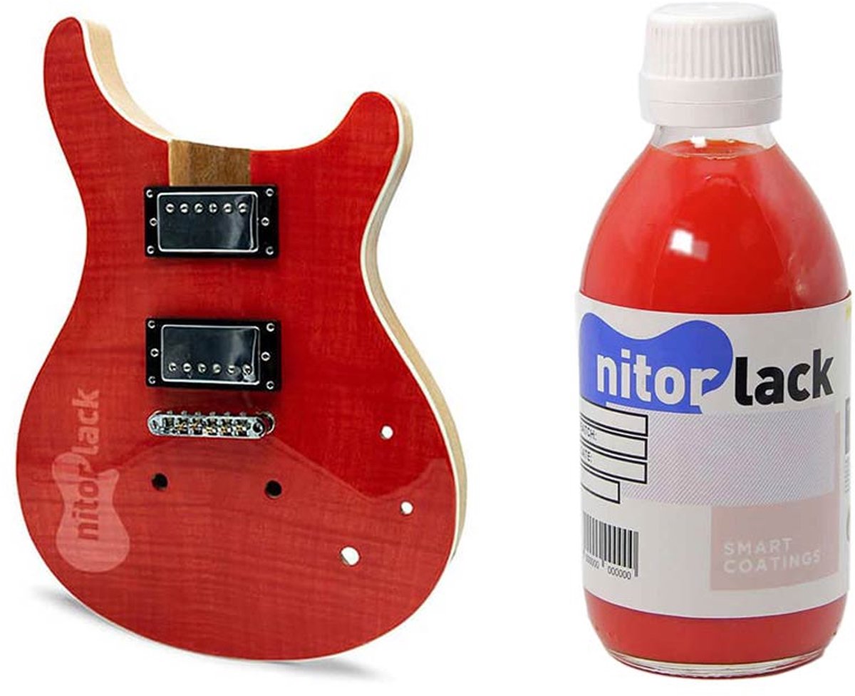 NitorLACK N410407112 NitorAQUA Kleurstof Scarlet Red – Waterbasis