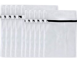 Wasnetjes, 10 stuks, waszakkenset, waszakken met ritssluiting, geschikt voor het wassen van bh's, ondergoed, sokken, leggings en babykleding (30*40 cm/40*50 cm).