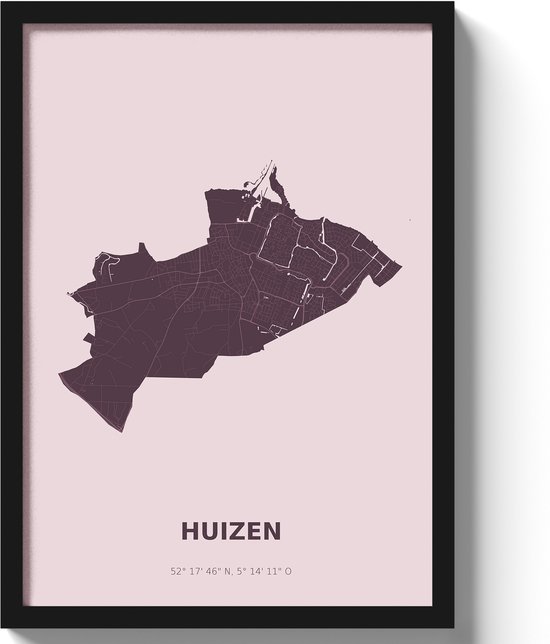 Affiche Huissen A2 - 42 x 59,4 cm - Violet (Cadre Non Inclus)