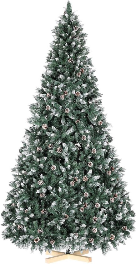 Sapin de Noël Artificiel 170 cm de qualité supérieure avec – Système de Pliage Rapide – Réaliste – Branches denses – avec Support en métal - 170cm