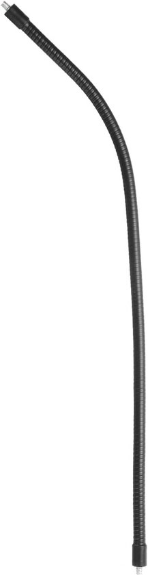 PATIKIL 20 zwanenhals, 1/4-20 vrouwelijk naar buitendraad, metalen universele slang, flexibele arm, zwanenhals, buisverlenghouder voor actiecamera, telefoon, microfoon, zwart
