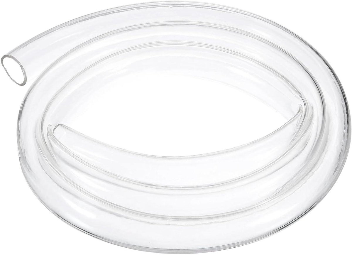 Ronte - Flexibele PVC waterleiding - 30mm binnen diameter x 36mm buiten diameter - 15 meter lang - heldere vinyl buis voor aquaponica, luchtslang en irrigatie - duurzame kunststof slang.