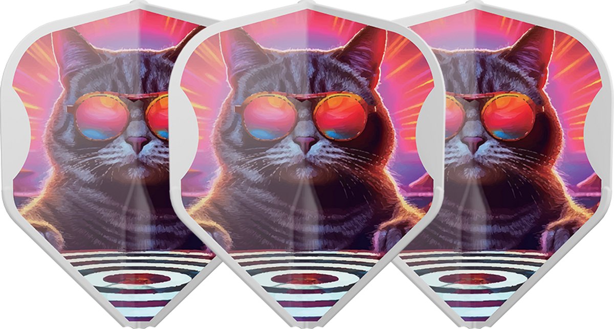 L-Style L1 EZ Party Cat Dartshopper Exclusives - Dart Flights