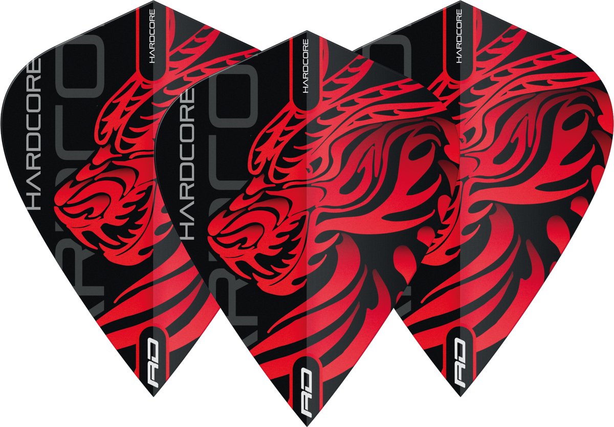 Red Dragon Jonny Clayton Hardcore Dragon Kite - Dart Flights