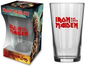 Iron Maiden Est. 1975 Unisex Bierglas - helder - Standard