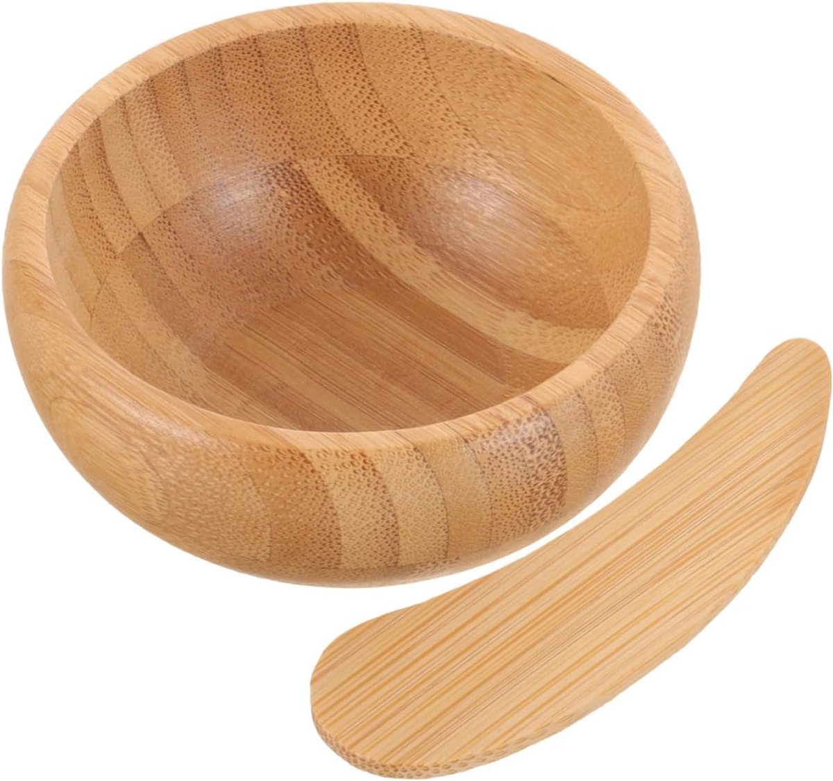 Set van Bamboo Bowls voor het Gezicht - Stirrer Rods - Face Bowl - Apparatuur - Face Bowl Tool