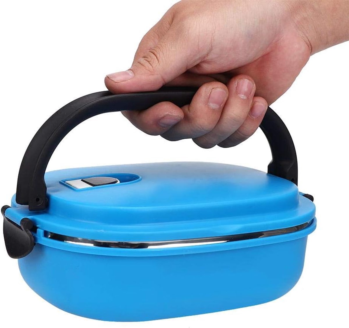 Isolerende Lunchbox - 900 ml - RVS - Thermische Voedselcontainer met Goede Dichting en Luchtgaatje - Voor Kantoor - School - Picknick - Buitenactiviteiten