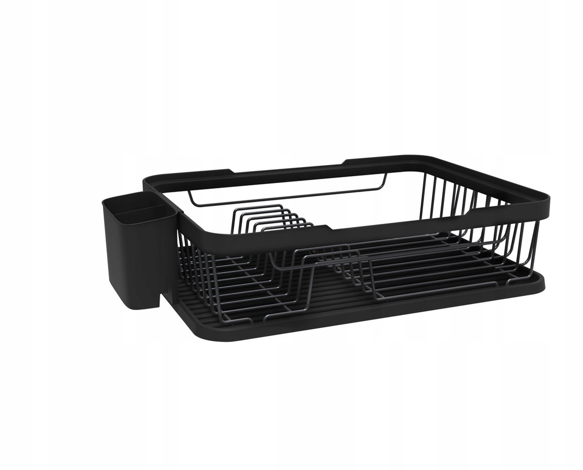 Weston Zwarte Afdruiprek voor Keukengerei - 43x32x11,2cm