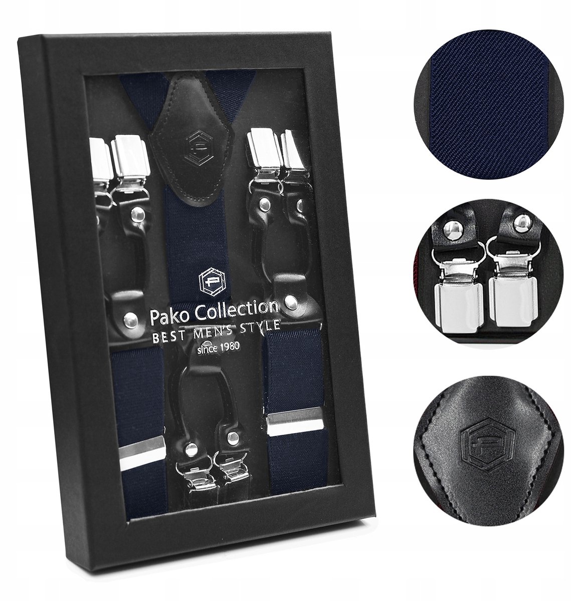 Premium Heren Bretels - Verstelbaar, Elastisch, Inclusief Cadeaubox