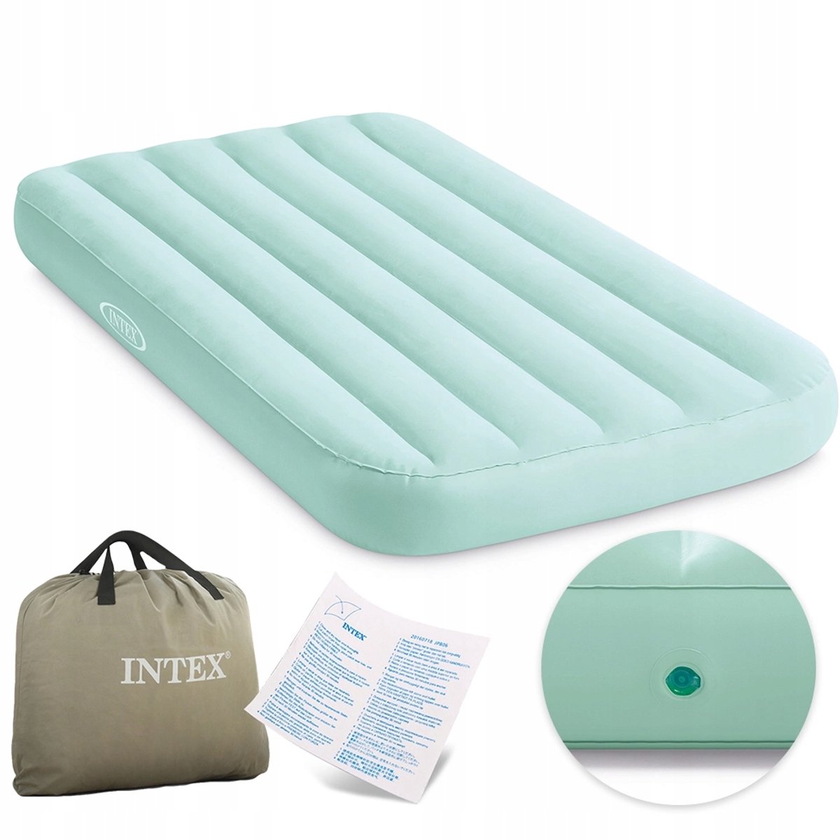 Intex Kinderluchtbed met Kussen - Comfortabel en duurzaam