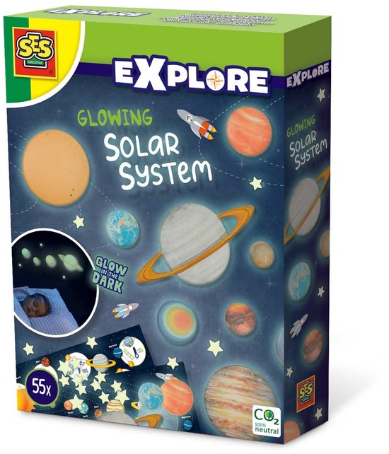 SES - Explore - Glowing solar system - lueur dans les planètes et les étoiles sombres