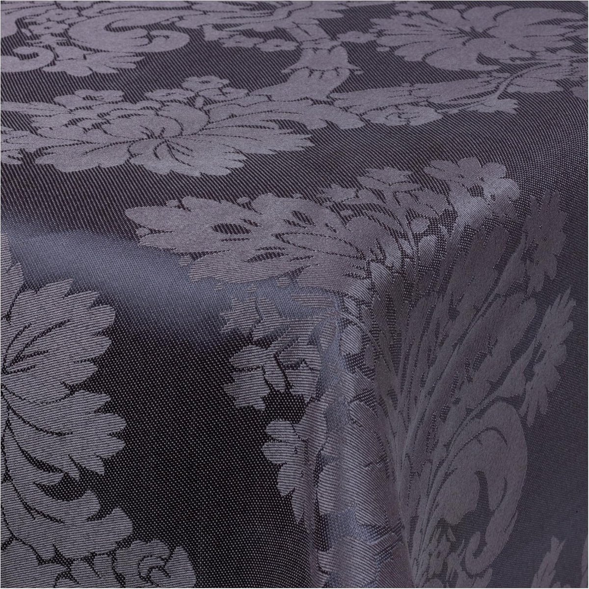 Grijs Damast Tafelkleed Rechthoekig 220x150 cm - Elegante Tafeldecoratie