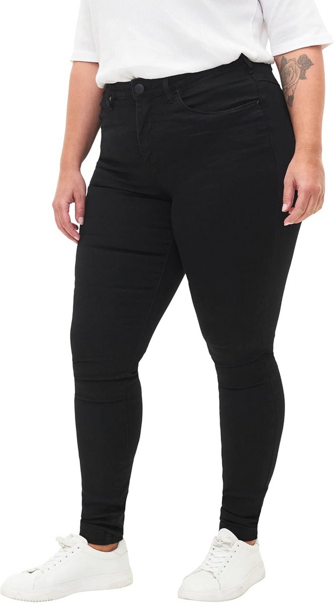 Dames Jeans met Hoge Taille en Slim Fit voor Grotere Maten