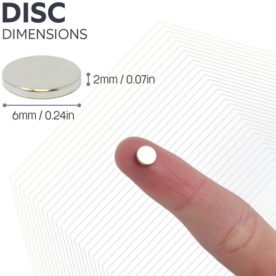 FINDMAG Sterke Neodymium Schijfmagneten - 10 Stuks, 1,26 Inch, Dubbelzijdig Kleefkracht, N45 Kwaliteit, Voor Koelkast, DIY & Kantoor