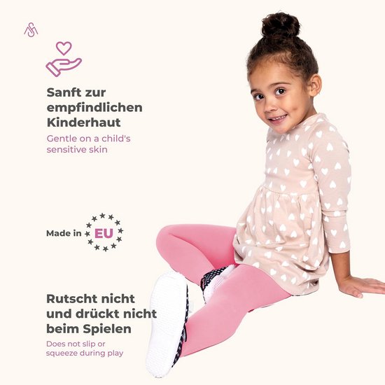 Fudaolee Thermische Maillots Meisjes Fleece Gevoerde Legging Kinderen Zachte Elastische Panty Warme Winterbroek L-Bruin M