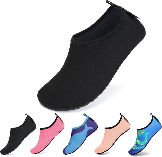 Crova Waterschoenen voor kinderen, jongens en meisjes, strandschoenen, zwemschoenen, blotevoetenschoenen, zwembad, antislip, badschoenen, Waldkönig, 32 EU